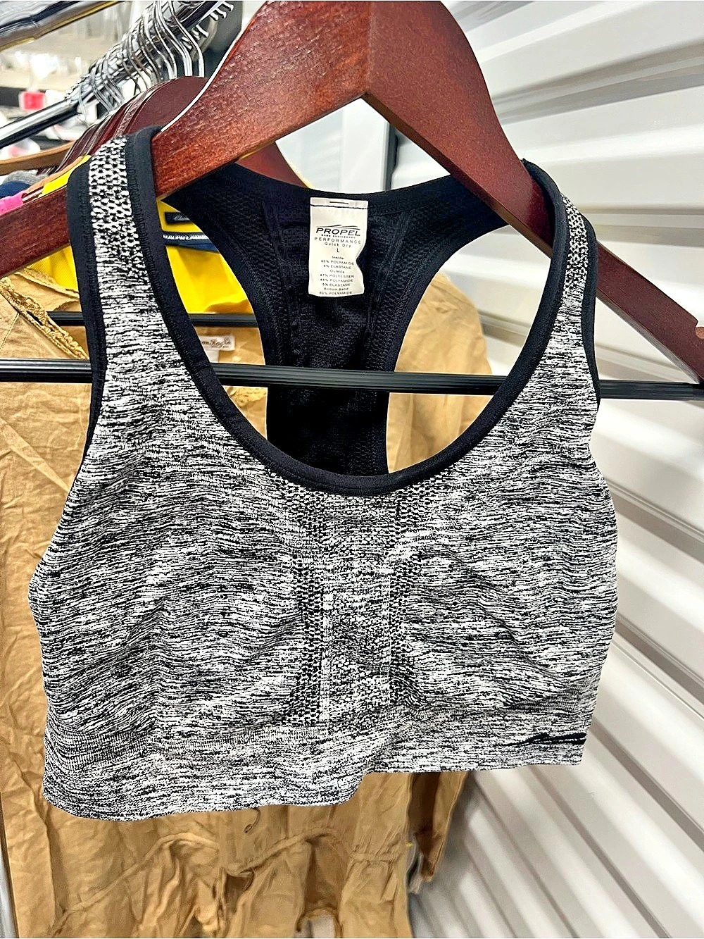 PROPEL Performance Quick Dry Sports Bra Size Large Like New